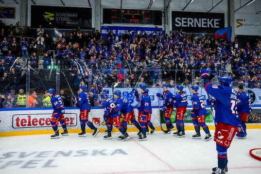 Oskarshamn spelare i jublar