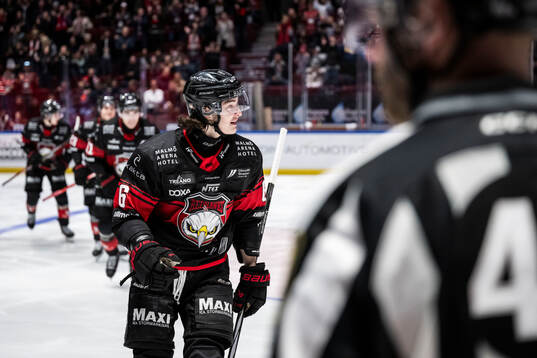 Malmö Redhawks Dominik Badinka jublar