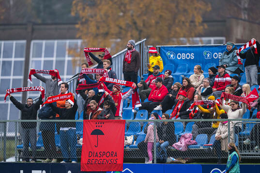 Spectators in the stands