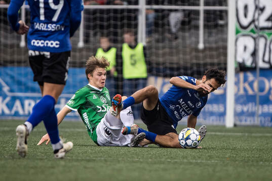 Brages Gustav Berggren och Trelleborgs Hady Saleh Karim