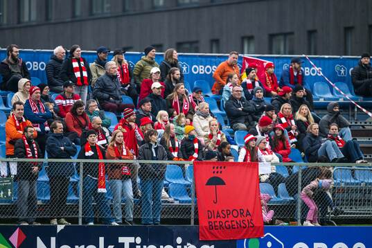 Spectators in the stands