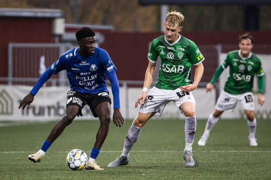 Trelleborgs Emmanuel Godwin och Brages Henry Sletsjøe