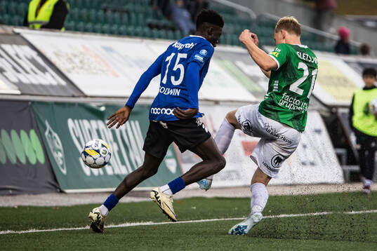 Trelleborgs Emmanuel Godwin och Brages Henry Sletsjøe