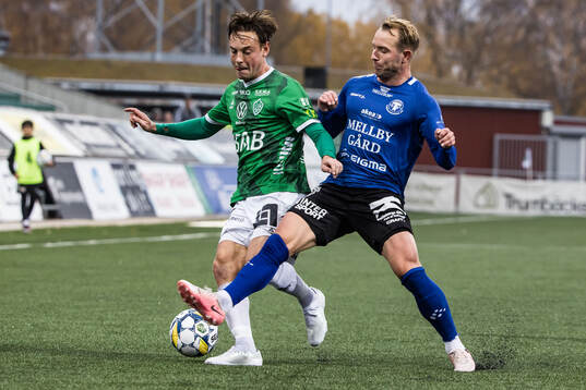 Brages Cesar Weilid och Trelleborgs Pierre Dahlin Larsen