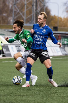 Brages Cesar Weilid och Trelleborgs Pierre Dahlin Larsen
