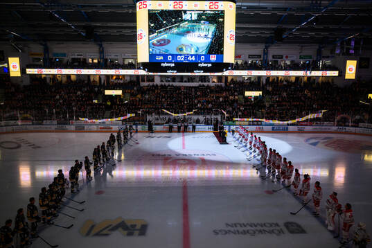 HV71 uppmärksammar Bosse Ahls bortgång