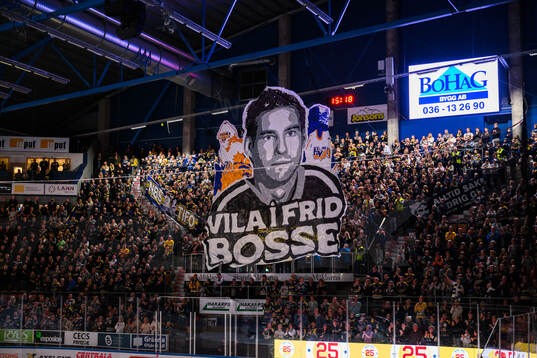 HV71 uppmärksammar Bosse Ahls bortgång