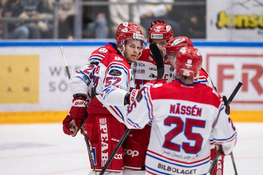 Timrås Anton Wedin jublar