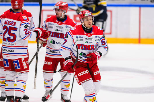 Timrås Anton Wedin jublar