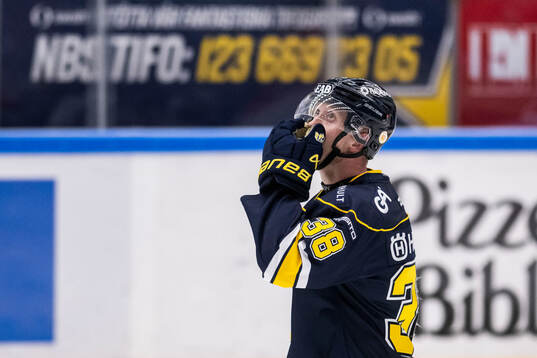 HV71s Olle Alsing deppar