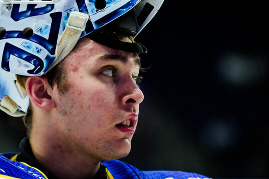 Leksands målvakt Marcus Gidlöf