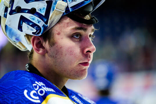 Leksands målvakt Marcus Gidlöf