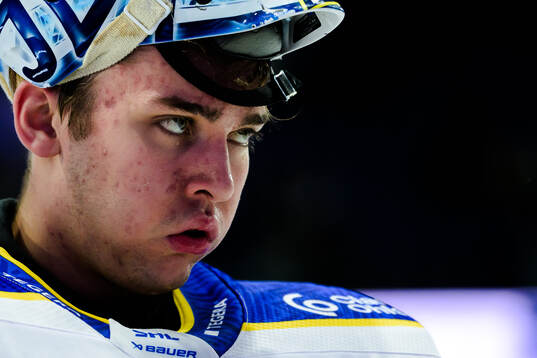 Leksands målvakt Marcus Gidlöf