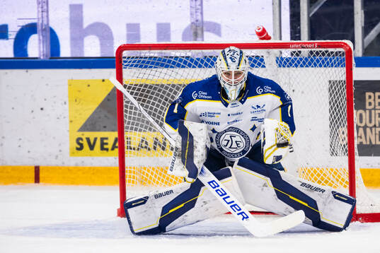 Leksands målvakt Marcus Gidlöf