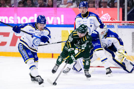 Leksands Marcus Karlberg och Färjestads Marian Studenic
