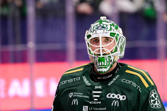 Färjestads målvakt Maxime Lagacé deppar