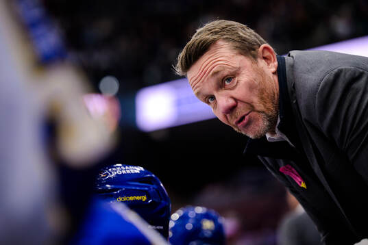 Leksands tränare Charles Berglund