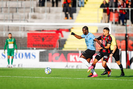Landskronas Kofi Asare och Östersunds Erick Brendon