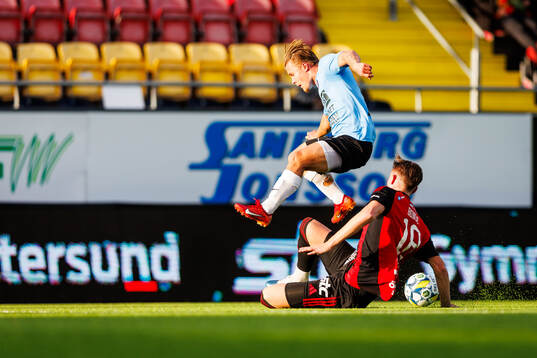 Landskronas Vincent Sundberg och Östersunds Philip Bonde