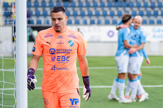 IK Oddevolds målvakt Armin Ibrahimovic deppar