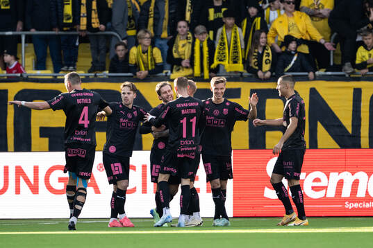 Häckens spelare jublar