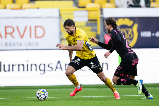 Elfsborgs Arber Zeneli och Häckens Adam Lundkvist
