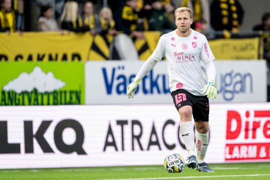 Häckens målvakt Peter Abrahamsson