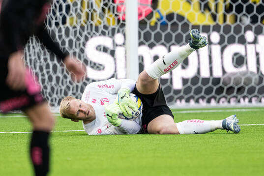 Häckens målvakt Peter Abrahamsson