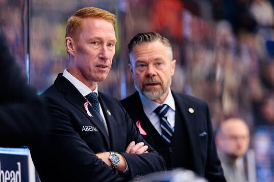 Växjös tränare Jörgen Jönsson och assisterande