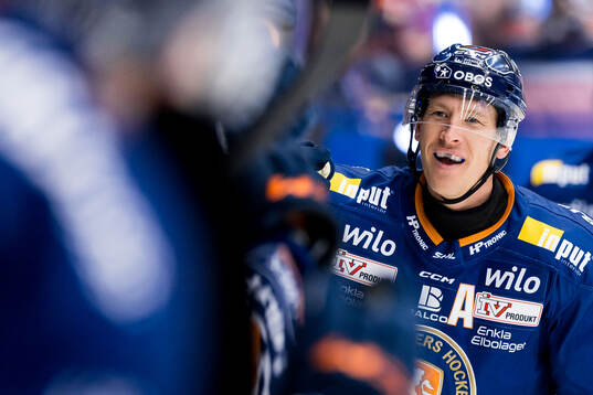 Växjös Emil Sylvegård jublar