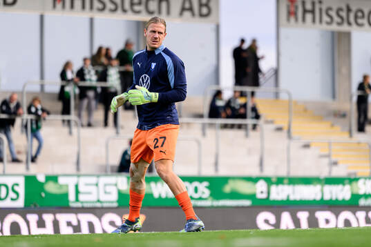 Malmö FFs målvakt Johan Dahlin