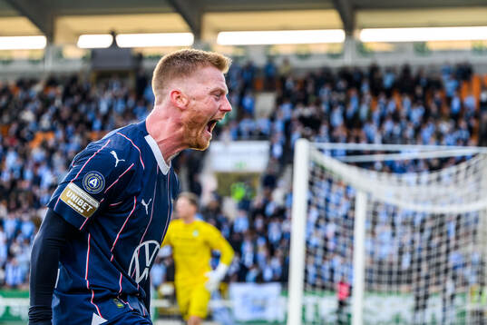 Malmö FFs Anders Christiansen reagerar