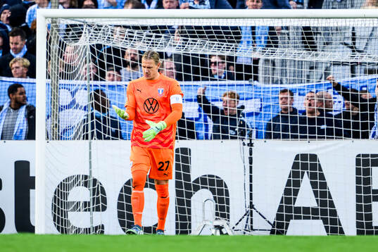 Malmö FFs Johan Dahlin deppar