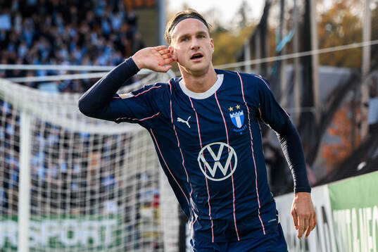 Malmö FFs Erik Botheim jublar