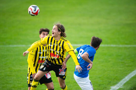 IFK Hässleholms Gustaf Winroth  i matchen i division 2