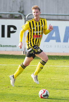 IFK Hässleholms Hugo Arvidsson i matchen i division 2