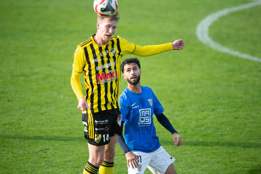 IFK Hässleholms Hugo Arvidsson i matchen i division 2