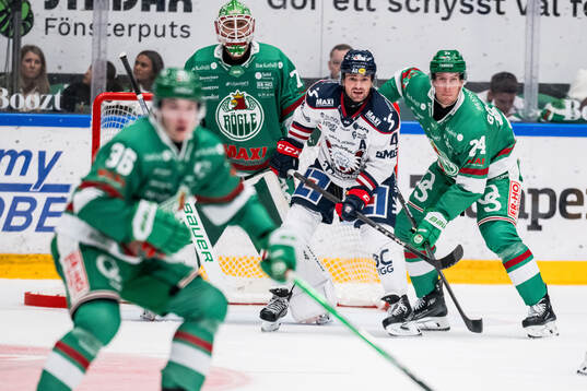 Linköpings Broc Little och Rögles Mattias Göransson