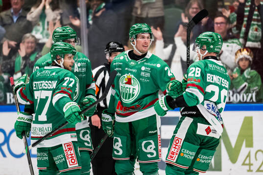 Rögles Mattias Göransson jublar