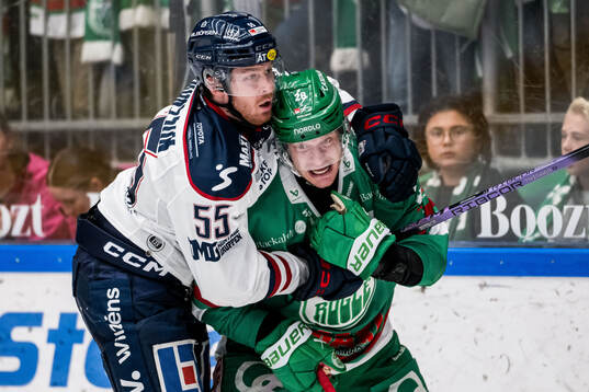 Linköpings Arvid Aronsson och Rögles Anton Bengtsson