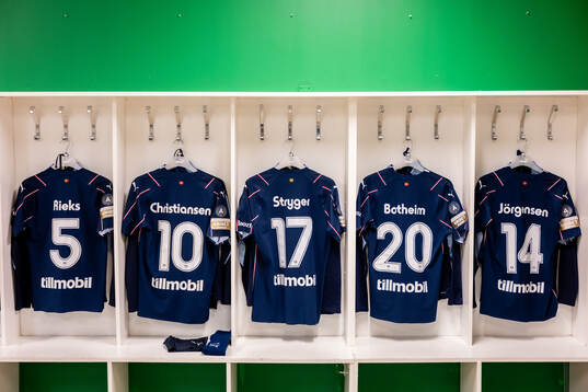 Matchtröjor tillhörande Malmö FFs Søren Rieks, Anders