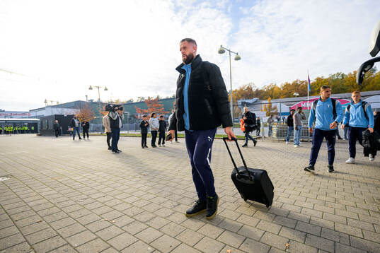 Malmö FFs Pontus Jansson anländer