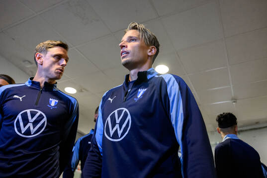 Malmö FFs Søren Rieks och Jens Stryger Larsen