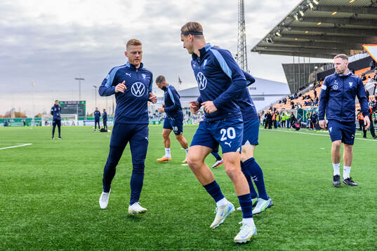 Malmö FFs Anders Christiansen och Erik Botheim