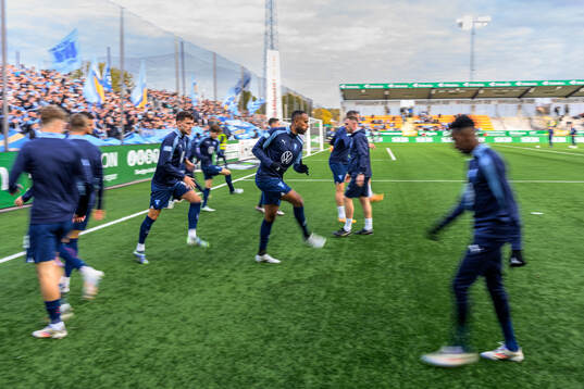 Malmö FFs Colin Rösler och Isaac Kiese Thelin