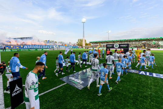 Malmö FFs och Västerås spelare
