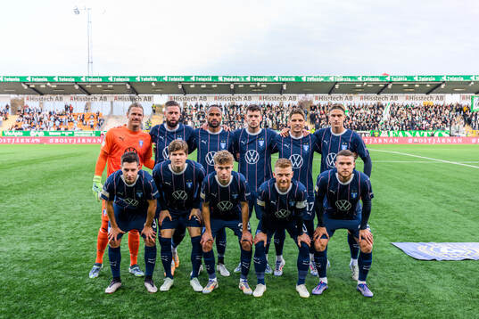 Malmö FFs målvakt Johan Dahlin, Pontus Jansson, Isaac
