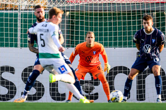 Malmö FFs målvakt Johan Dahlin