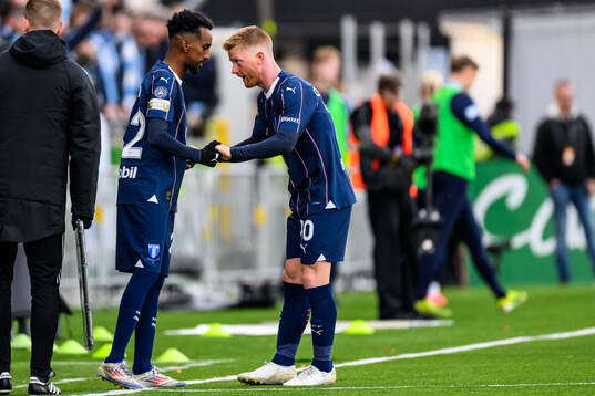 Malmö FFs Taha Ali och Anders Christiansen