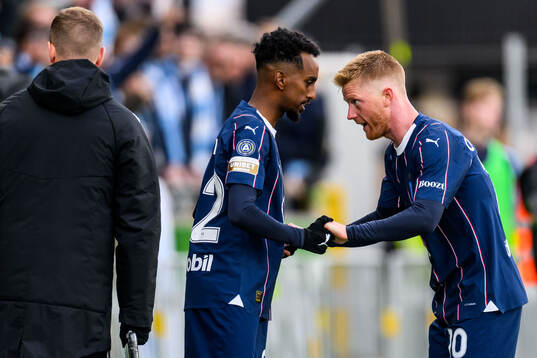 Malmö FFs Taha Ali och Anders Christiansen
